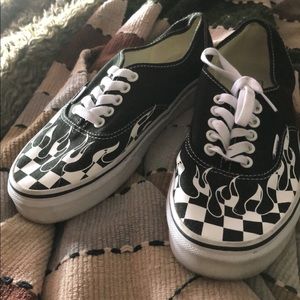 Checkered vans size 8 womens
